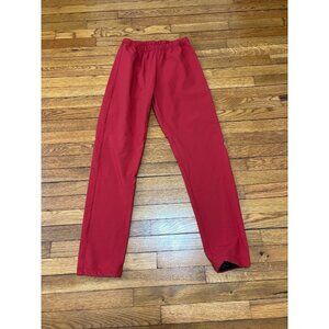 Wild Things Mens Cold Weather Gear Pants Sz Medium Red Fleece Lined Pull On VTG